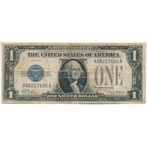 Amerikai Egyesült Államok 1928. 1$ Silver Certificate - kisméretű, kék pecsét, Harold Theodore Tate - A. W. Mellon...
