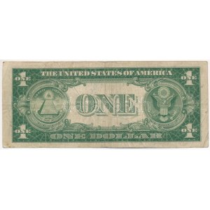 Amerikai Egyesült Államok 1935. 1$ Silver Certificate - kisméretű, sárga pecsét, William Alexander Julian ...