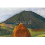Basch Andor (1885-1944): Boglyák a Kereszthegy alatt (Nagybánya), 1900-as évek. Olaj, vászon, jelzett, fakeretben...