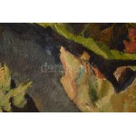 Paál Albert (1895-1968): Nagybányai táj. Olaj, vászon, jelezve jobbra lent. Dekoratív fakeretben, 120×100 cm. ...