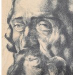 Aba-Novák Vilmos (1894-1941): Harsányi Kálmán író portréja. Rézkarc, papír, jelzett, keretben, 25x20 cm ...