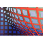 Vasarely Victor (1908-1997): KEZDI-VEGA. Heliogravűr, papír. Neuchatel, Éditions du Griffon kiadása...