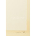 Fajó János (1937-2018): Körmetszés, 1976. Szitanyomat, papír, jelzett, számozott (28/28). 66,5×49,5 cm...
