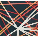 Mengyán András (1945-): Elhajló 12D tér, 2016. Magas minőségű C-print, papír, jelzett a hátoldalán. 50x40 cm...