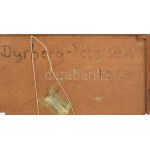 Emil Dyrberg-Petersen (1908-1973), dán festő: Hölgyek, 1960. Olaj, vászon. Jelezve jobbra lent...