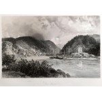 Alt Rudolf: Album malerischer Donau-Ansichten. acélmetszetei, 25 db. Triest, [1856], Literarisch...