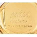IWC International Watch Company 18k arany (Au) kronométer minősítésű zsebóra. Jelzett tok, jelzett szerkezet...