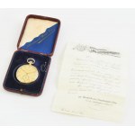 IWC International Watch Company 18k arany (Au) kronométer minősítésű zsebóra. Jelzett tok, jelzett szerkezet...