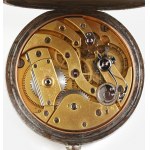 Patek Philippe zsebóra, XX. sz. eleje. Másodpercmutatós, szép számlappal, fém tokkal. Működő, jó állapotban, d: 53 mm ...