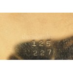 IWC 14K arany kézi felhúzós férfi karóra. Jelzett, hibátlan számlappal, bőr szíjjal 33 mm