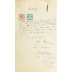 1898 7 klf okmány klf tarifák szerinti illetékelésekkel, benne magas is ...