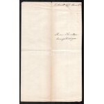 1877 Korányi Frigyes (1827-1913) belgyógyász-professzor autográf igazolása elmebetegnek. Sérült...