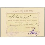 1896 Milleniumi kiállítással kapcsolatos gyűjtemény. Benne: 1896 Ezredéves Országos Kiállítás fényképes bérletjegye...