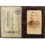 1896 Milleniumi kiállítással kapcsolatos gyűjtemény. Benne: 1896 Ezredéves Országos Kiállítás fényképes bérletjegye...