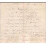 cca 1900 Szomory Dezső (1869-1944) író, újságíró, színműíró autográf levele irodalmi témákról...