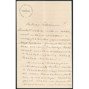 1905 Besenyői és örvendi Beöthy László (1860-1943) Bihar vármegyei és nagyváradi főispán, miniszter...