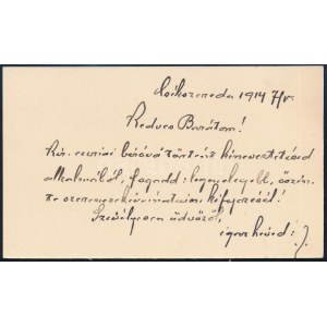 1914 szentgyörgyi Gyalókay Sándor (1863-1943...