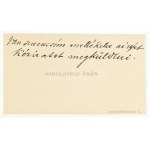 1922 Mihalovich Ödön (1842-1929), a Zeneakadémia igazgatójának öt magát ábrázoló autográf fotólapja...