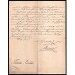 1883-84 Eötvös Károly (1842-1916) politikus, ügyvéd, író, publicista, országgyűlési képviselő...