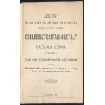 1907 Bp., Zion Önsegélyező...