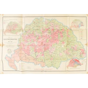 Ausztriai és Magyar orsz. Képviselő- Választó- Kerületek- Térképe az 1892-1897 évi országgyülési képviselők...