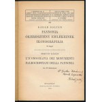 Kádár Zoltán: Pannónia ókeresztény emlékeinek ikonográfiája. 22 képpel. Bp., 1939. Stephaneum. 62 p ...