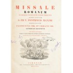 Missale romanum ex decreto sacrosancti concilii tridentini jussu editum S. Pii V...