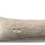 Ezüst (Ag) 6 db teás kanál, jelzett, h: 15 cm, nettó: 203g
