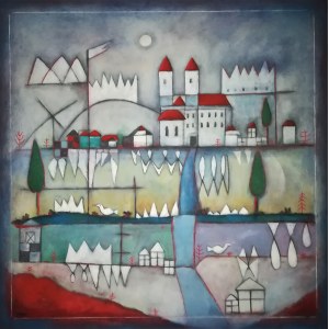 Bozena KAMIÑSKA, Castle with garden