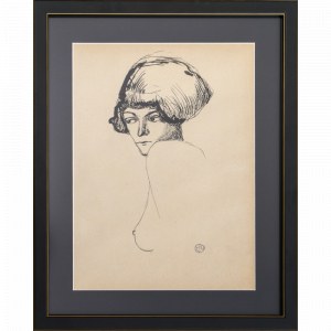 Gabriel Zendel (1906-1992), Bez tytułu (Portret kobiety)