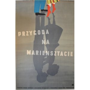 Plakat do filmu Przygoda na Mariensztacie Reż. L. Buczkowski Projekt Eryk Lipiński (1954)