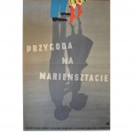 Plakat do filmu Przygoda na Mariensztacie Reż. L. Buczkowski Projekt Eryk Lipiński (1954)