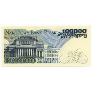 100 000 zlotých 1990 - série AK