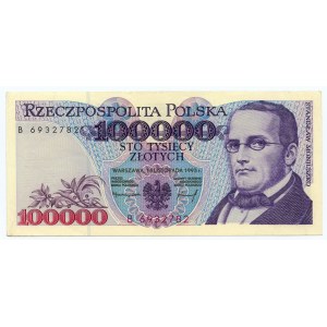 100.000 złotych 1993 - seria B