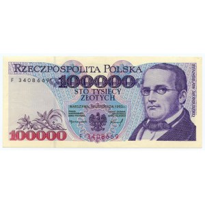 100,000 zloty 1993 - series F