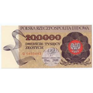 200.000 złotych 1989 - seria G