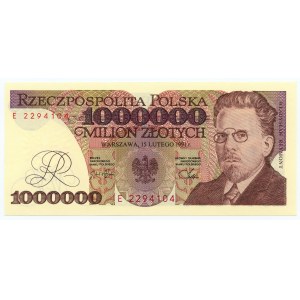 1 000 000 zlotých 1991 - séria E