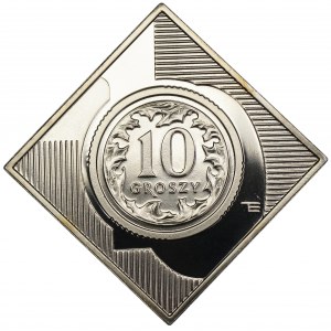 10-Pfennig-Clip 10 Jahre im Umlauf