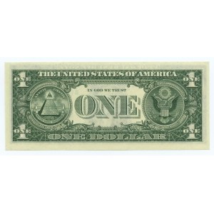 USA - 1 USD 1969 B - Séria B01067762* náhrada