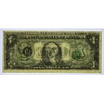 USA - 1 dolar 1969 B - seria B01067762* zastępcza