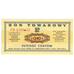 PEWEX - 10 centów 1969 - seria FB