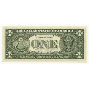 USA - 1 dolar 1981 B - seria G02588331* zastępcza