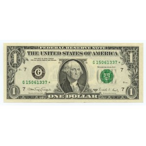 USA - 1 dolar 1988 B - Série G15061337* náhrada