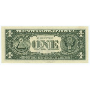 USA - 1 dolar 1988 B - seria G15061337* zastępcza