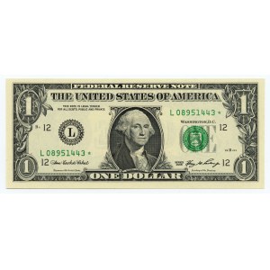 USA - 1 dolar 2006 B - seria L08951443* zastępcza