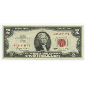 USA - 2 USD 1963 - Série A