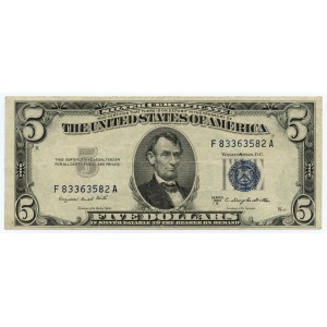 USA - $5 1953 B - F series