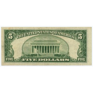 USA - 5 dolarów 1953 - seria B