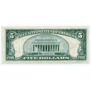 USA - 5 dolarów 1928 A - seria C