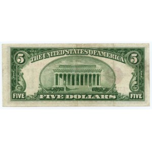 USA - $5 1928 C - F series